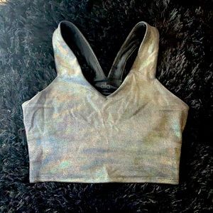 Iridescent ALO Yoga Real Bra Tank